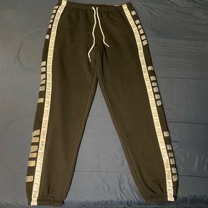 VS PINK Classic Pants Black/Silver Bling